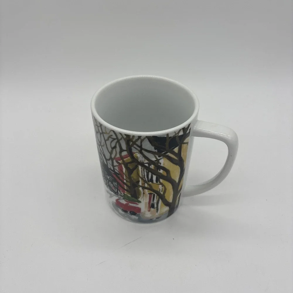Vintage Pottery Barn Winter Village Coffee Or Tea Mug
